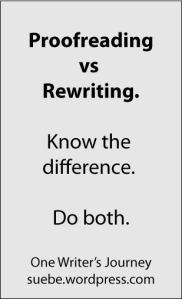 Proofreading Rewriting